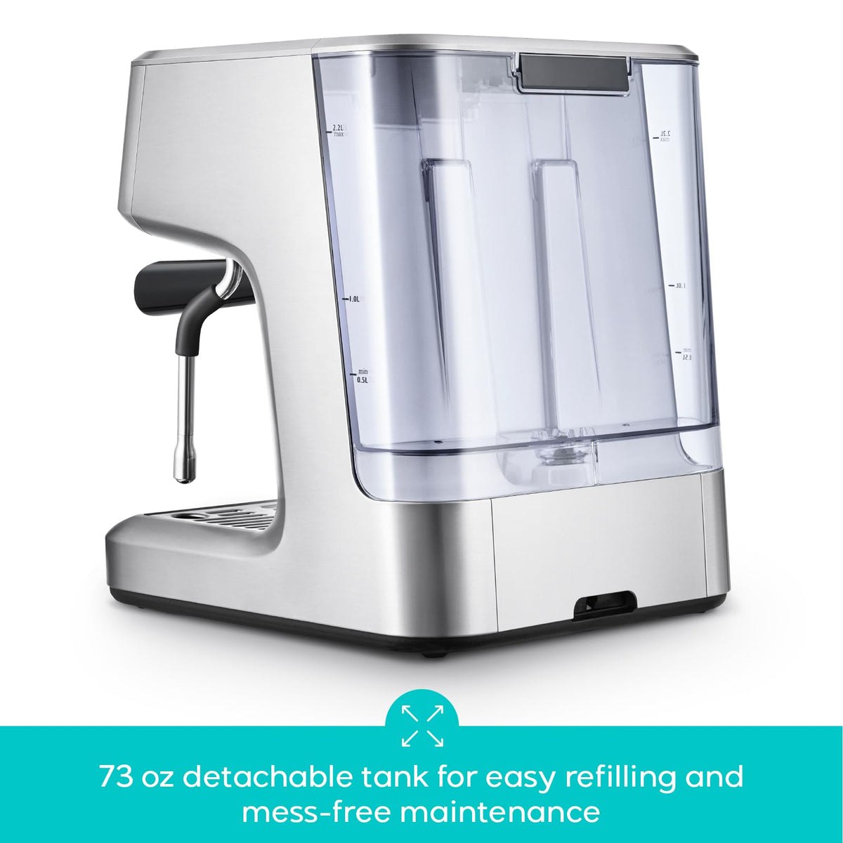 Casabrews Ultra Espresso Machine latte art-ready microfoam elevates home drinks
