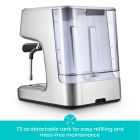Casabrews Ultra Espresso Machine latte art-ready microfoam elevates home drinks