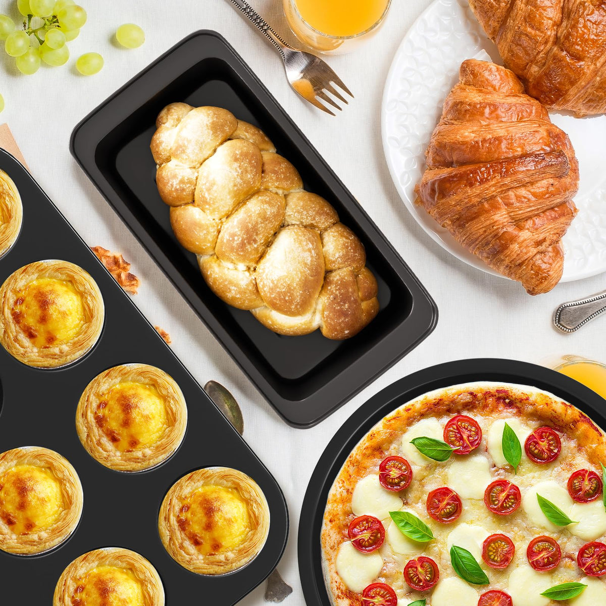CasaCulina baking sheets provide sturdy structure and even oven heat.