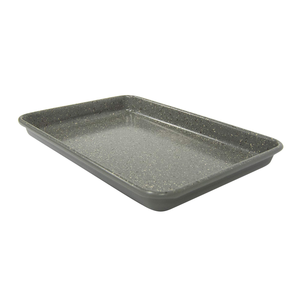 Casaware exterior dimensions highlight compact pan ideal for toaster ovens.