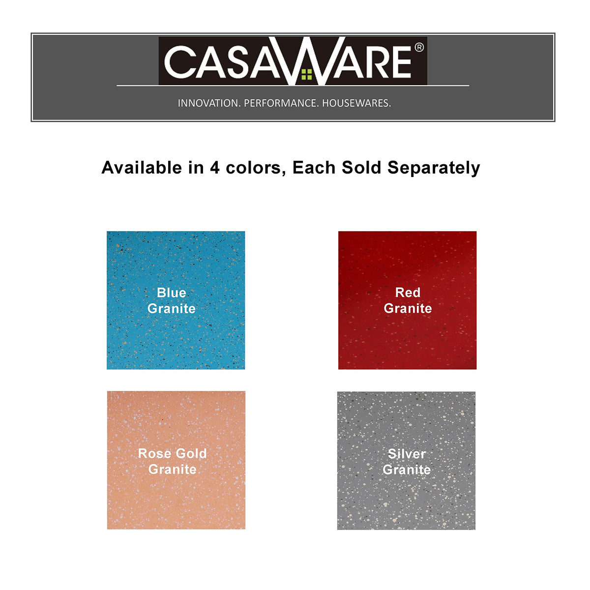 CasaWare 9.5-inch pan suited for 10-cup cakes and layered desserts