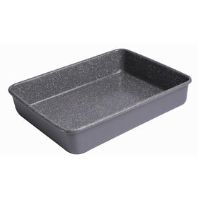 casaWare silver granite coating close-up demonstrates easy release and effortless cleanup