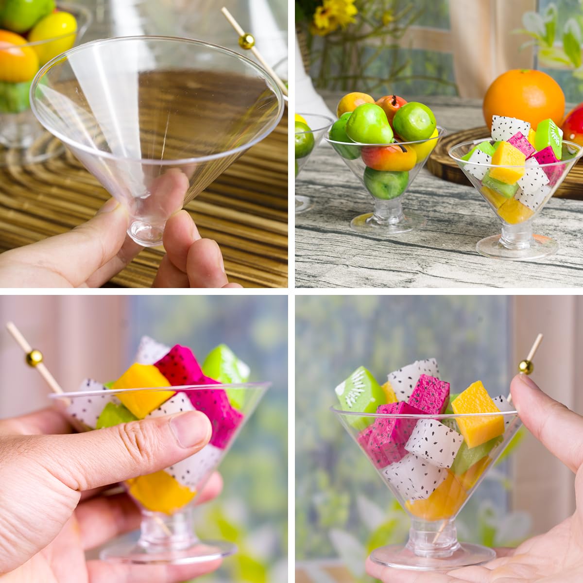 Cashger cocktail sticks included for quick garnishes
