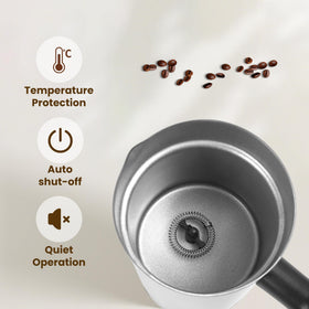 Casimhu Milk Frother cleaning tools support easy maintenance.
