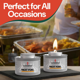 Caterpax home party use showing convenient indoor heating