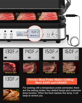 CATTLEMAN CUISINE grill plates nonstick removable for quick cleaning and versatile cooking