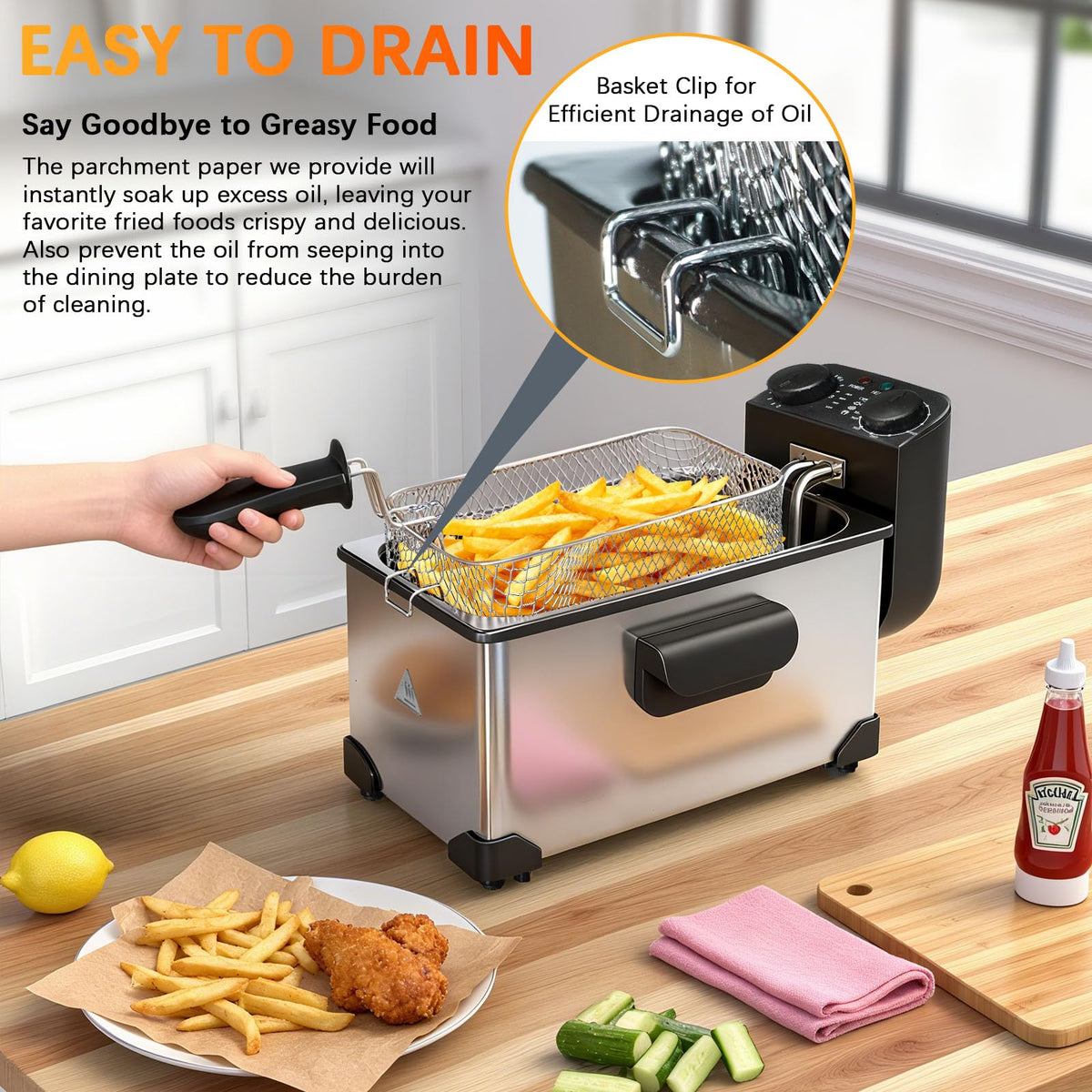 CATTLEMAN CUISINE removable parts are dishwasher safe for quick cleanup.