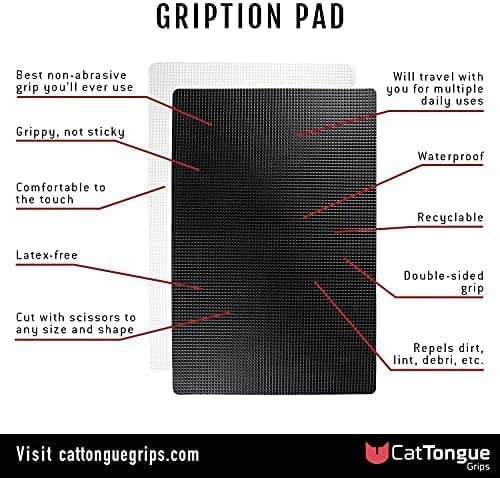 CatTongue Grips dashboard anti-slip mat secures gadgets during travels.