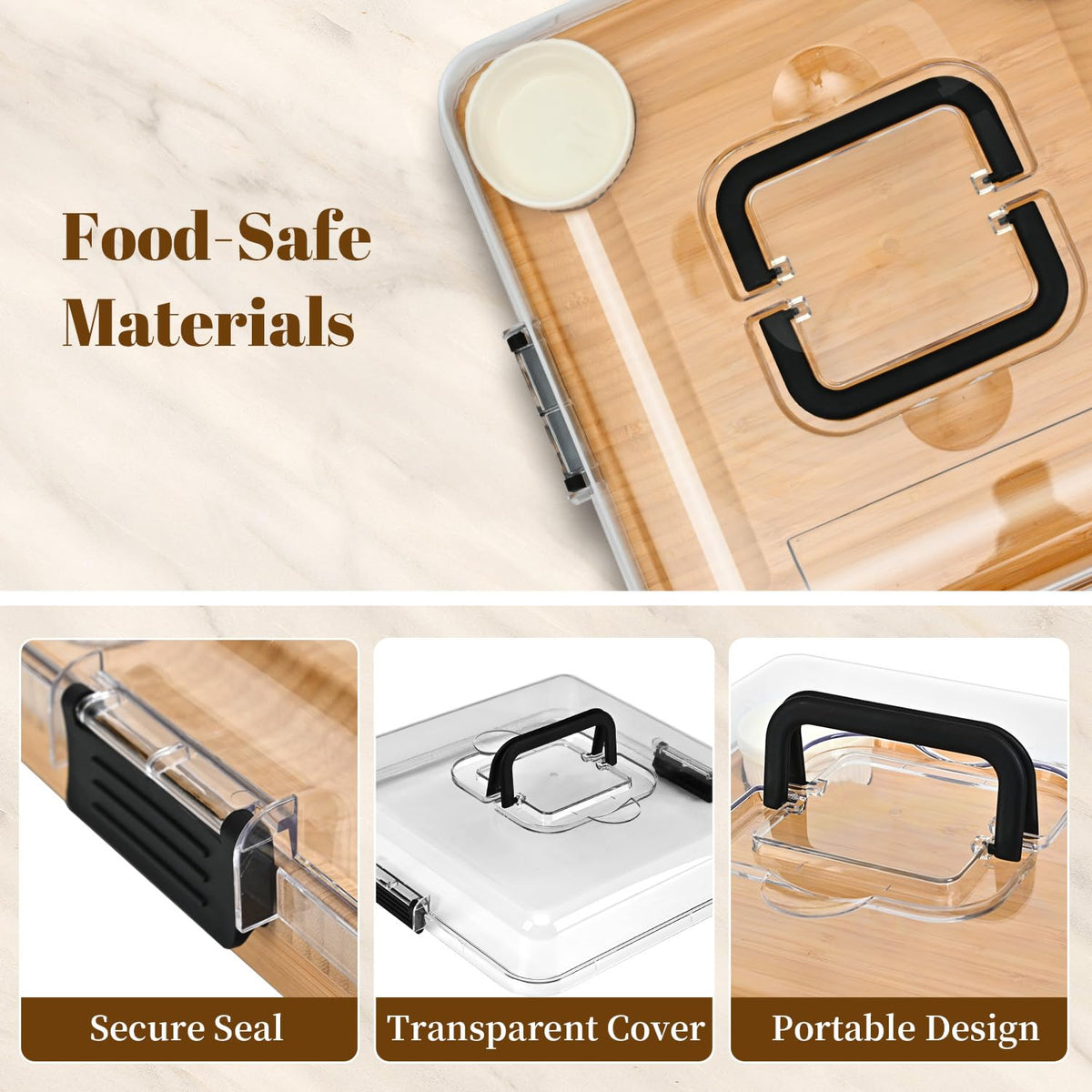 CAWIU fruit tray included adds organized, stylish serving options.