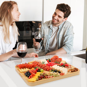 CAWIU gift-ready travel charcuterie board for women