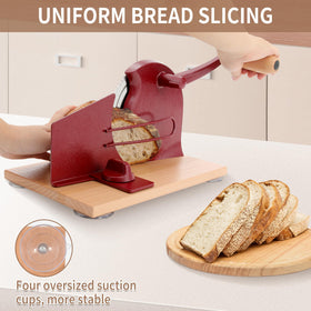 CAWIU versatile slicer handling soft to crusty loaves with ease