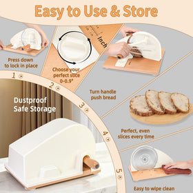 CAWIU removable blade allows fast, easy cleaning after sourdough