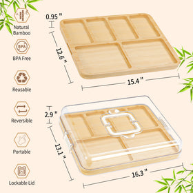 CAWIU bamboo surface is easy to clean and food-safe.