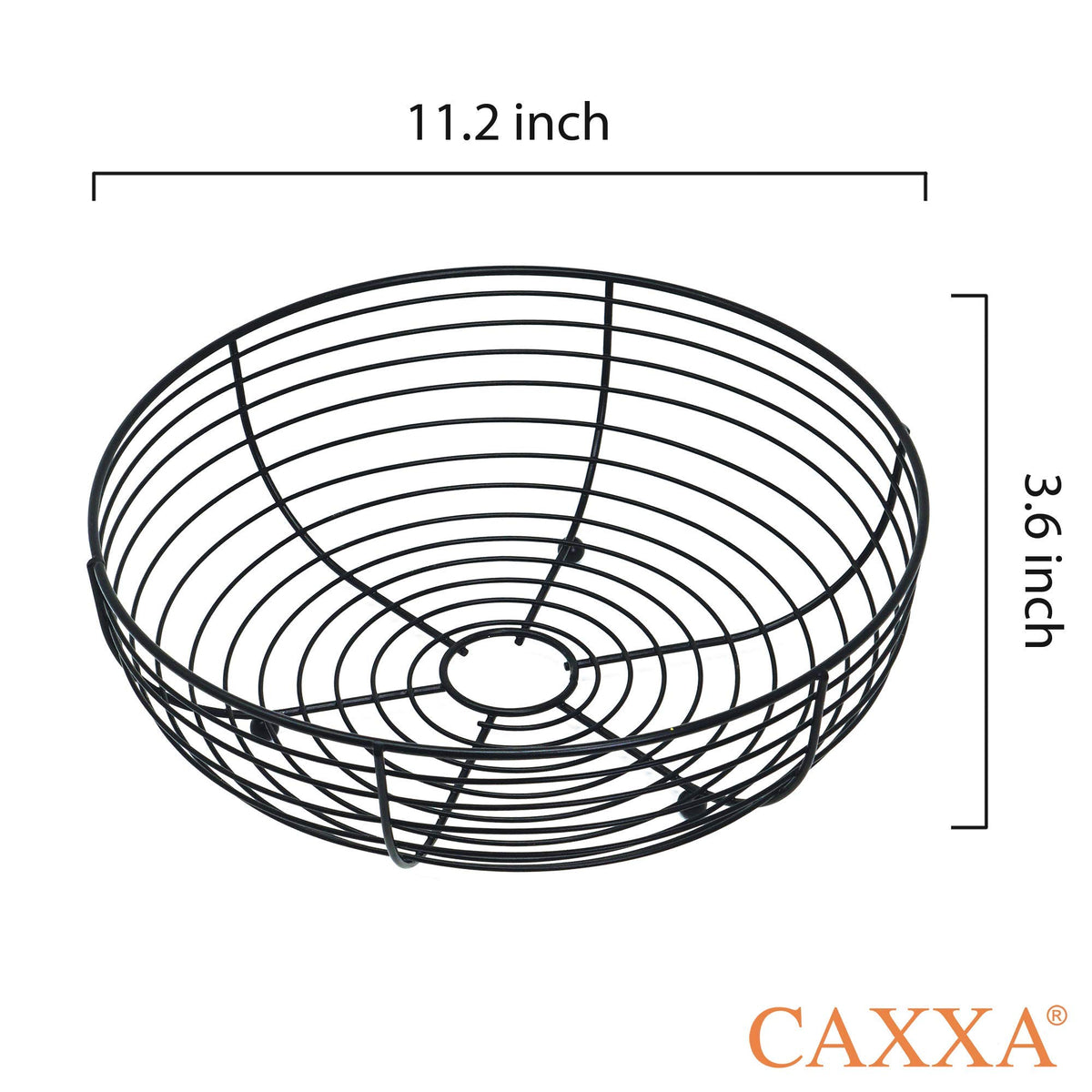 CAXXA fruit bowl close-up highlights matte finish and durable coating