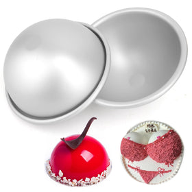 Cayanmydery two-pack dome cake pan for versatile hemispheres.