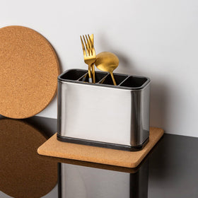 Wipe-clean cork trivets simplify maintenance with damp cloth cleaning.