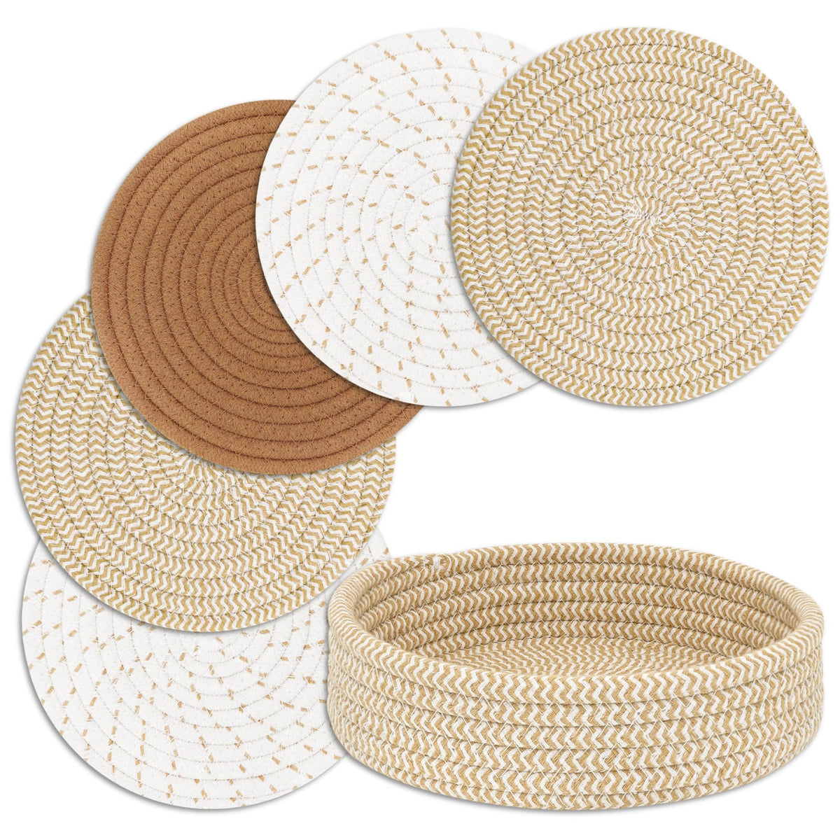 Cazzon trivets 7-inch heat pad protects countertops from hot dishes