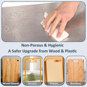 Cbtidaok stainless surface resists odors and stains for a cleaner kitchen prep.