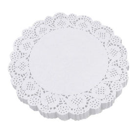 CC wonderland zone 8inch round doilies with lace add elegance to desserts