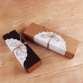 CC wonderland zone gift wrap doilies create charming wrapping accents