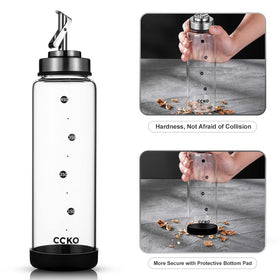 CCKO leak-proof cap with silicone seal maintains freshness.