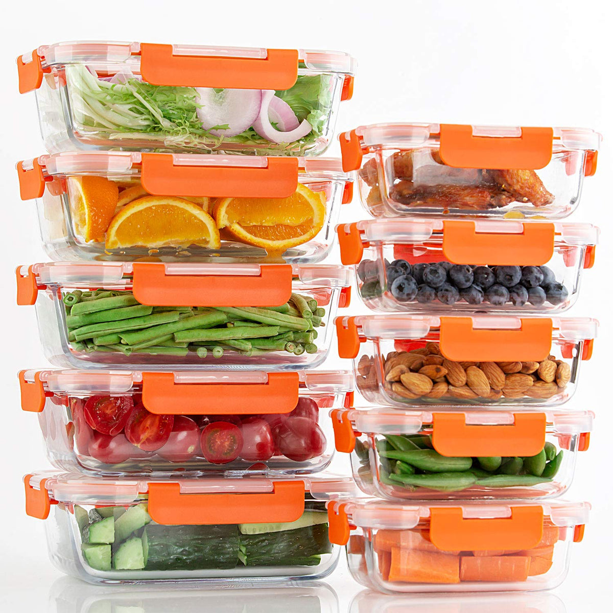 C CREST borosilicate glass container resists chipping while preserving flavors.