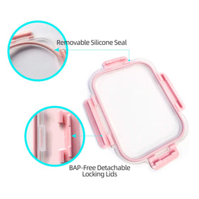 C CREST borosilicate glass keeps meals clear and chemical-free for everyday use.
