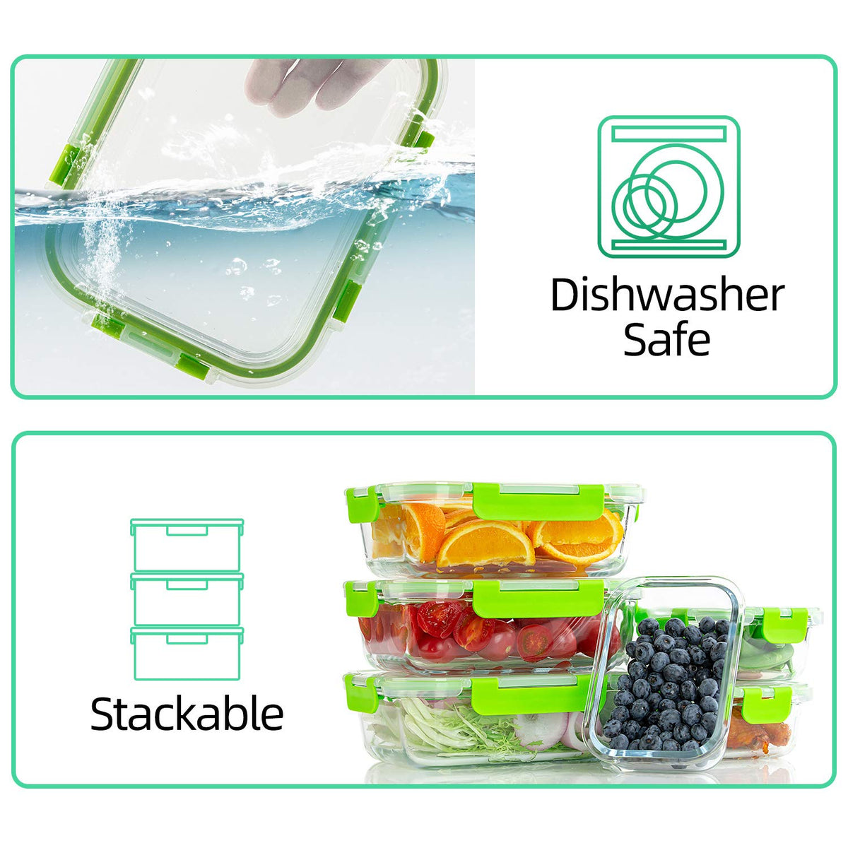 C CREST container lid seal demonstrates secure, spill-proof design for meals on the go.