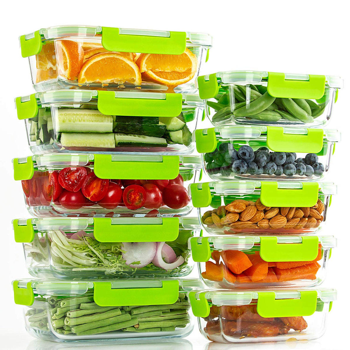 C CREST dishwasher-safe glass container simplifies cleaning after use.