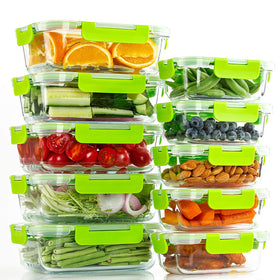 C CREST dishwasher-safe glass container simplifies cleaning after use.