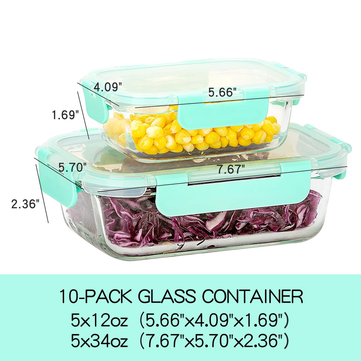 C CREST airtight lids seal in freshness and prevent leaks