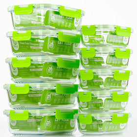 C CREST BPA-free glass storage supports daily use with easy cleanup.