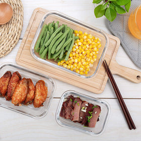 C CREST 10 containers and 10 lids provide flexible meal prep options.