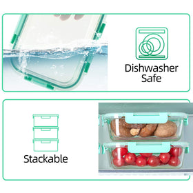 C CREST stackable design saves space in your pantry