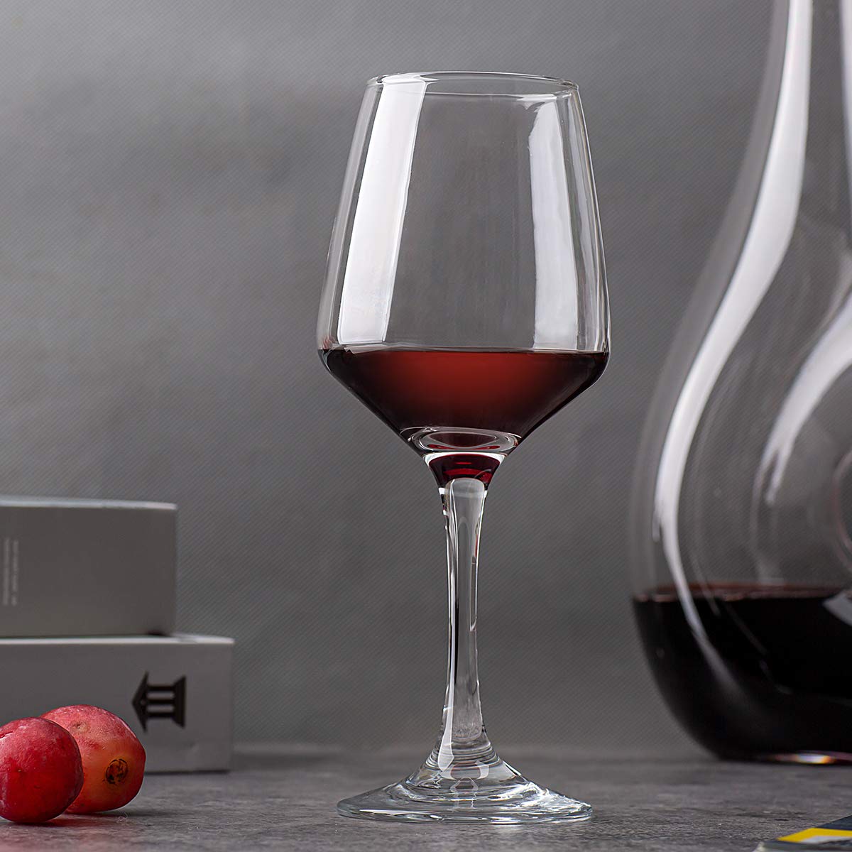 C Crest wine glasses chip- and scratch-resistant for long-lasting use.