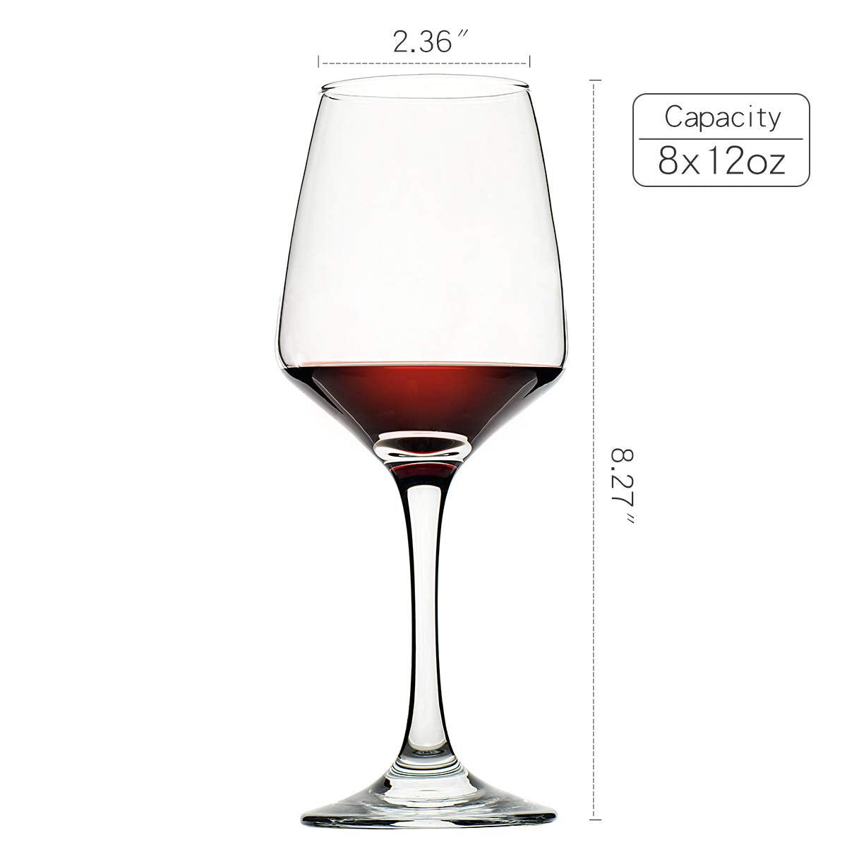 C Crest wine glasses dishwasher-safe design for easy cleanup after entertaining.
