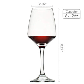 C Crest wine glasses dishwasher-safe design for easy cleanup after entertaining.