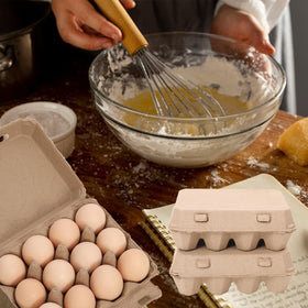 Ccuiicy egg cartons bulk sturdy construction, keeps eggs secure during transport