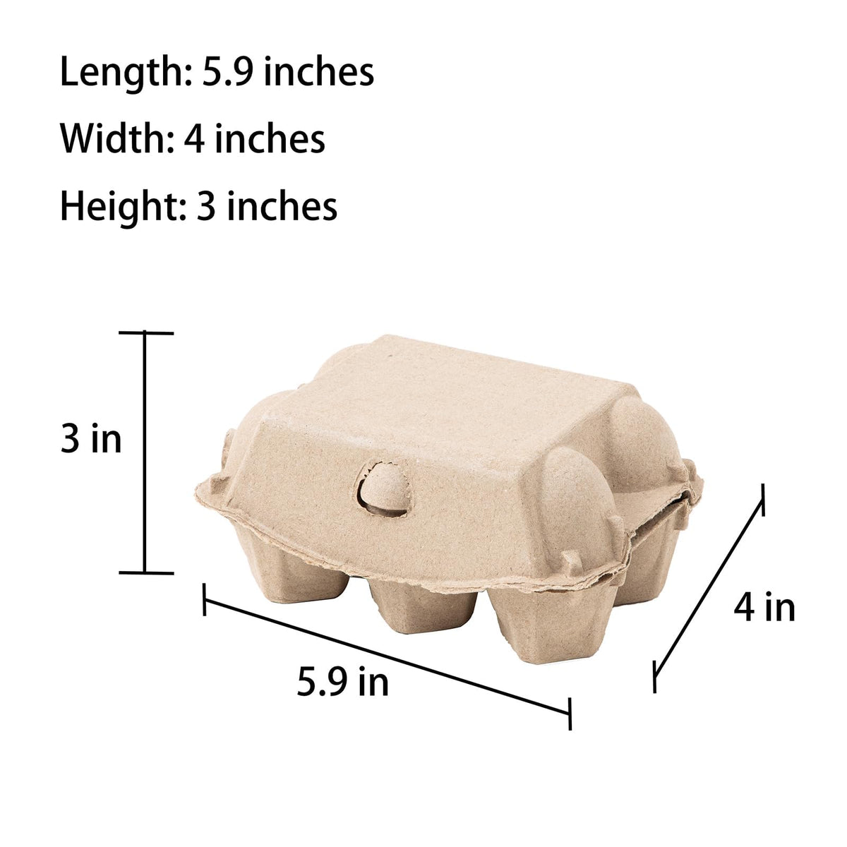 Ccuiicy natural paper pulp egg cartons protect eggs without chemicals