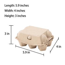 Ccuiicy natural paper pulp egg cartons protect eggs without chemicals