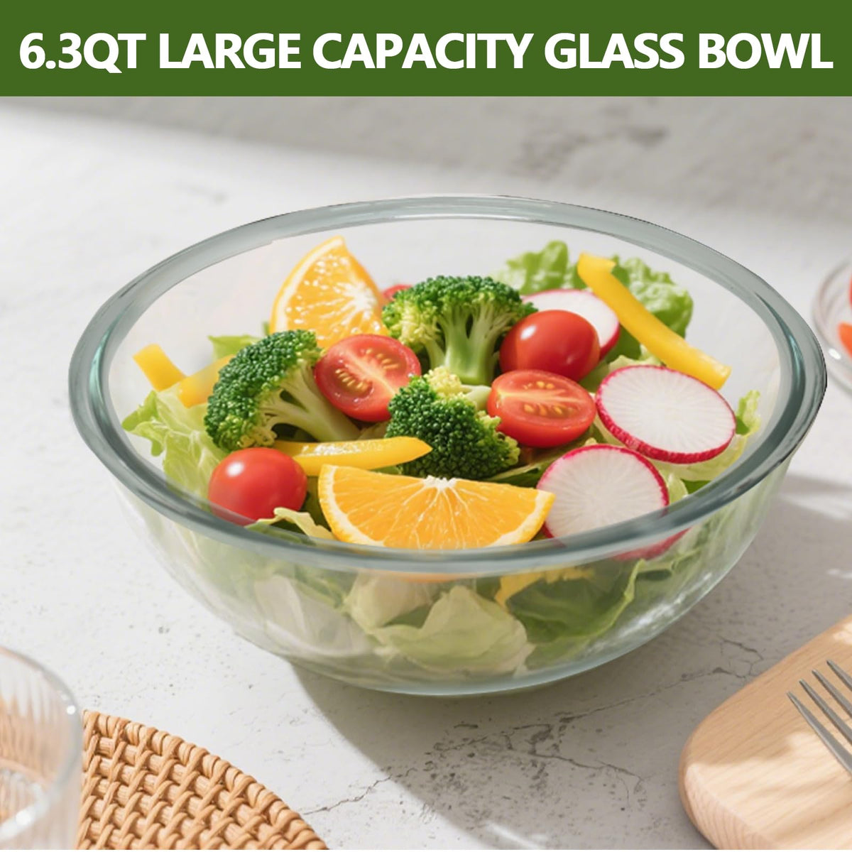 CD HOME dough and salad prep bowl in use for bulk prep