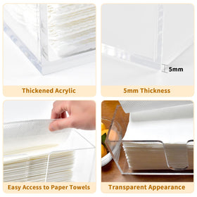CDIVEFTN durable 5mm acrylic construction emphasizing sturdy, scratch-resistant surface.