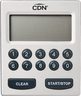 CDN Direct Entry 2-Alarm timer keypad-entry for precise time input.