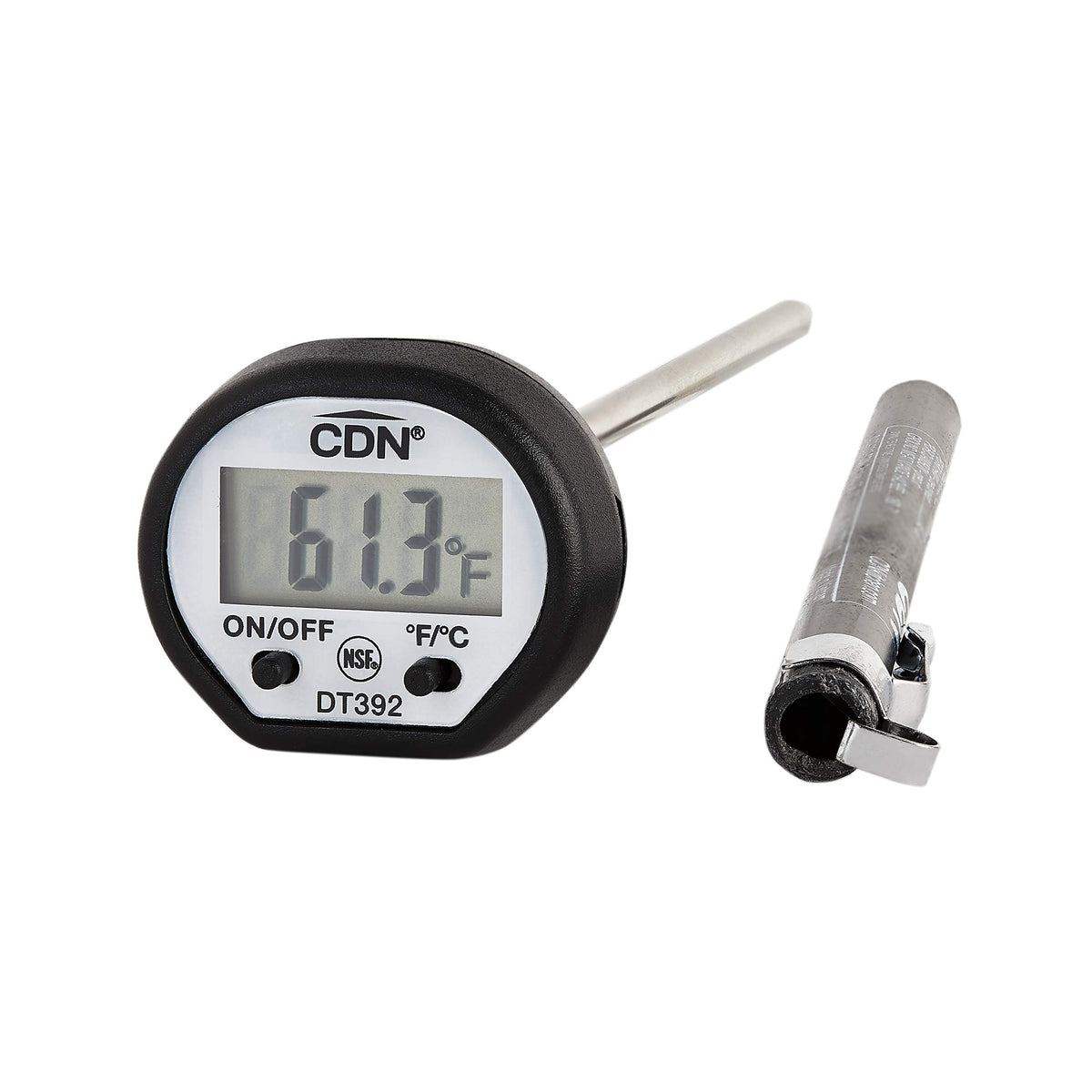 CDN DT392 thermometer in use for quick temperature check