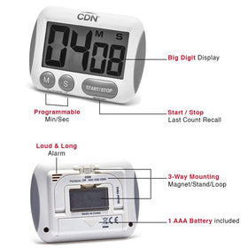 CDN TM15 magnet mounting on a metal surface for hands-free timing