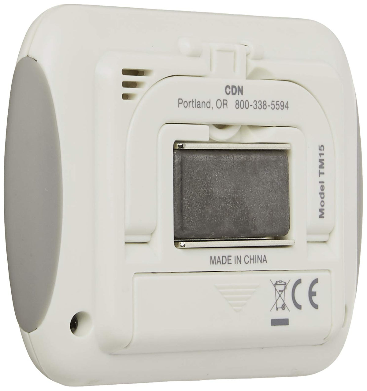 CDN TM15 stand-ready design placed on a counter for convenient timing