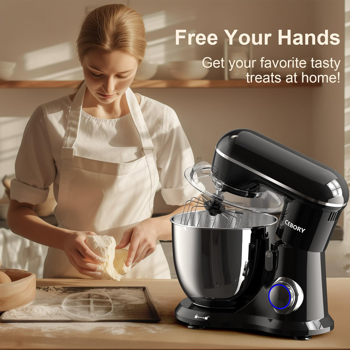 CEBORY stainless steel bowls ensure durable, food-grade performance