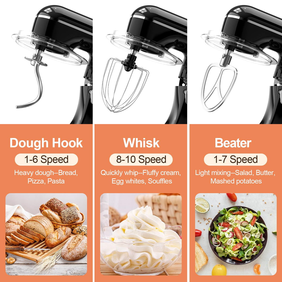 CEBORY tilt-head design provides easy access during ingredient changes