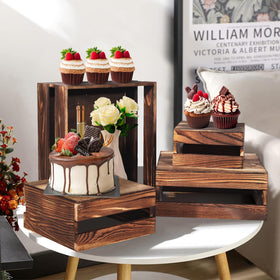 Cecnamt mini signs for desserts label treats with rustic charm.