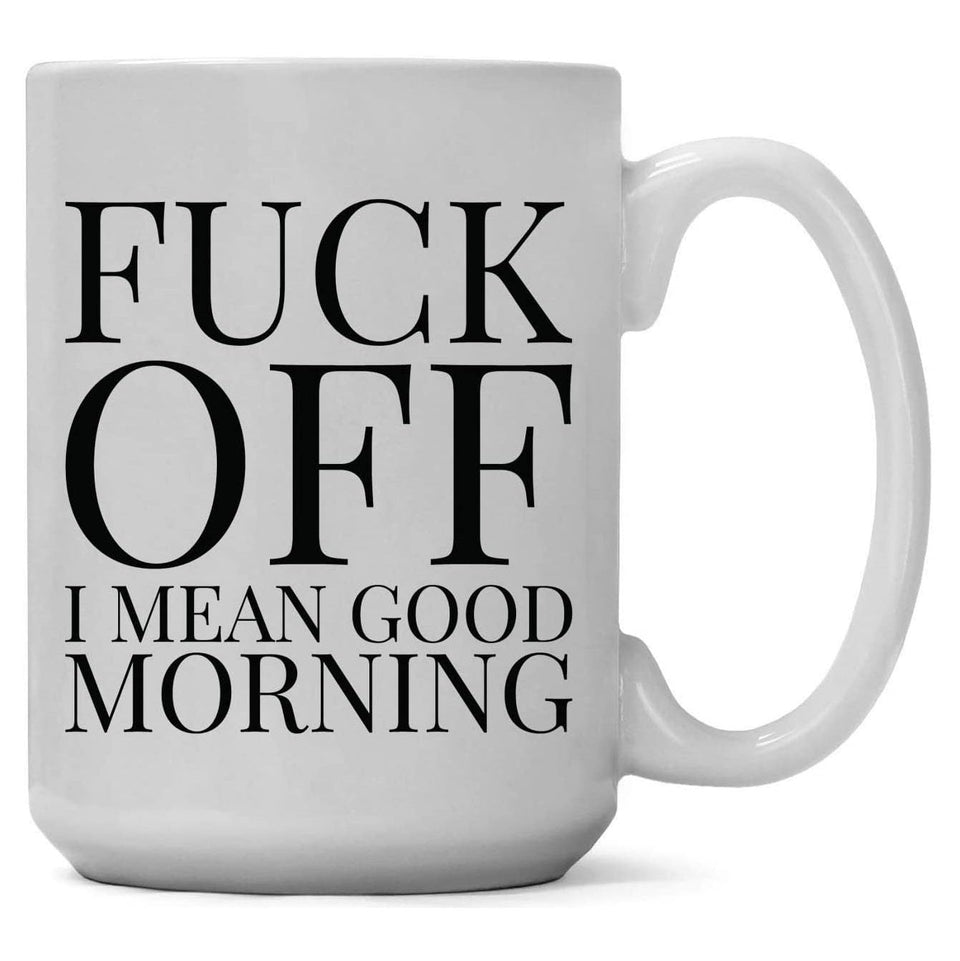 CEDAR CRATE MARKET funny coffee mug with front print for bold mornings.